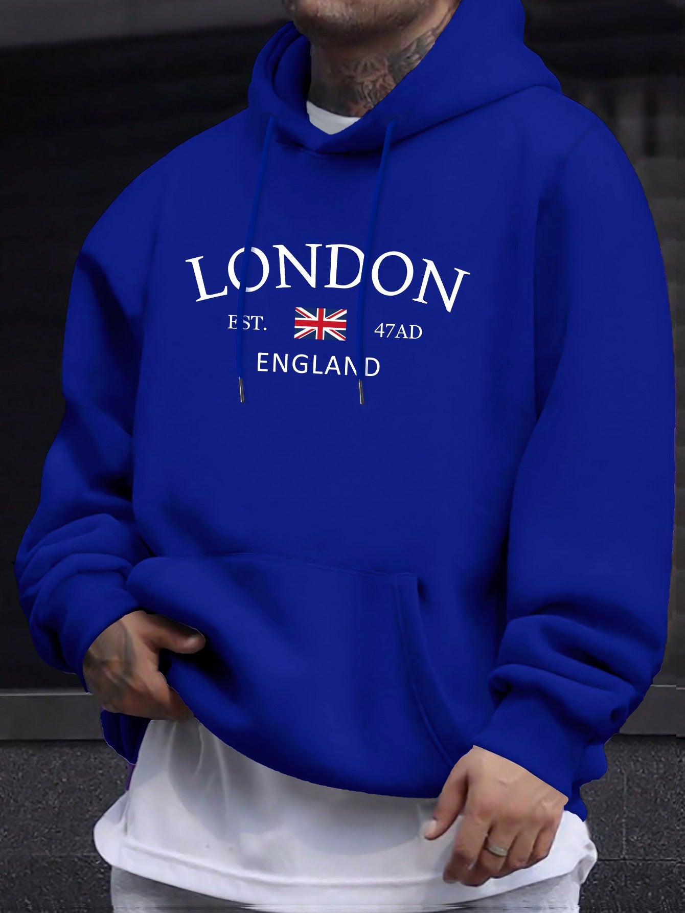 Fashion Personalized Printed Men's Hoodie Casual