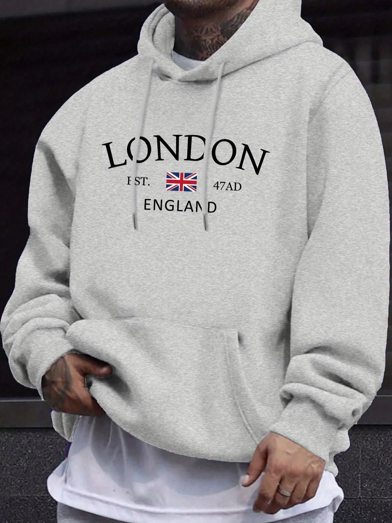 Fashion Personalized Printed Men's Hoodie Casual