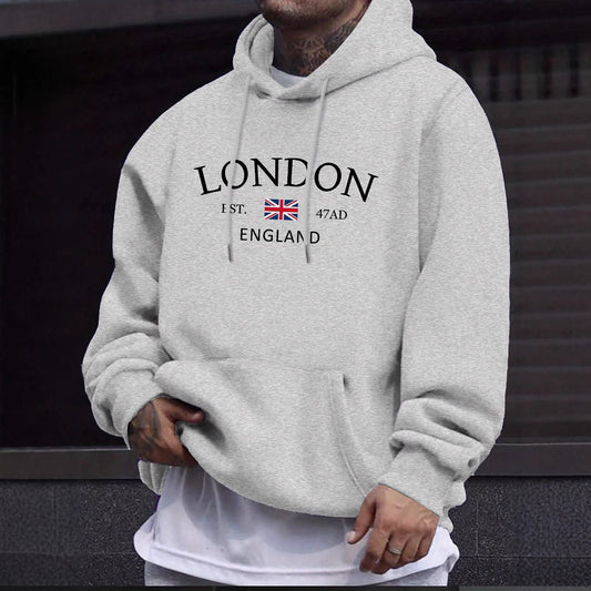 Fashion Personalized Printed Men's Hoodie Casual